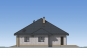 Проект одноэтажного дома с террасой и гаражом Rg5602 Фасад2