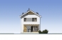 Проект двухэтажного дома с террасой Rg5604z (Зеркальная версия) Фасад3