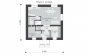 Одноэтажный дом с мансардой Rg5607z (Зеркальная версия) План2