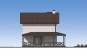 Проект двухэтажного дома с террасой Rg5617z (Зеркальная версия) Фасад4