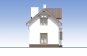 Одноэтажный жилой дом с мансардой,  террасой, эркером и балконами Rg5621z (Зеркальная версия) Фасад3