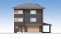 Трехэтажный дом с террасой и гаражом Rg5635z (Зеркальная версия) Фасад1