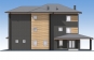 Трехэтажный дом с террасой и гаражом Rg5635z (Зеркальная версия) Фасад2