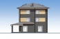Трехэтажный дом с террасой и гаражом Rg5635z (Зеркальная версия) Фасад3