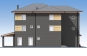 Трехэтажный дом с террасой и гаражом Rg5635z (Зеркальная версия) Фасад4