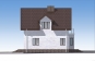 Одноэтажный дом с мансардой Rg5656z (Зеркальная версия) Фасад4