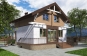 Одноэтажный дом с мансардой Rg5659z (Зеркальная версия) Вид1