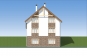 Одноэтажный дом с мансардой и подвалом Rg5670 Фасад3