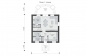 Одноэтажный дом с мансардой и террасой Rg5673z (Зеркальная версия) План2