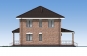 Проект двухэтажного дома с террасами Rg5674z (Зеркальная версия) Фасад2