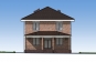 Проект двухэтажного дома с террасами Rg5674 Фасад3