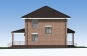 Проект двухэтажного дома с террасами Rg5674z (Зеркальная версия) Фасад4