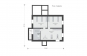 Одноэтажный дом с подвалом и террасой Rg5680z (Зеркальная версия) План1