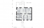 Одноэтажный дом с подвалом и террасой Rg5680z (Зеркальная версия) План2