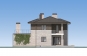 Проект двухэтажного дома с подвалом Rg5698z (Зеркальная версия) Фасад3