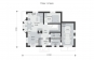 Одноэтажный дом с мансардой Rg5716z (Зеркальная версия) План2