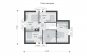 Одноэтажный дом с мансардой Rg5716z (Зеркальная версия) План3