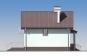 Проект индивидуального одноэтажного жилого дома с подвалом и мансардой Rg5721z (Зеркальная версия) Фасад3