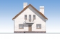 Одноэтажный дом с мансардой и террасой Rg5729 Фасад1