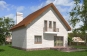 Одноэтажный дом с мансардой и террасой Rg5729z (Зеркальная версия) Вид3