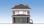 Двухэтажный дом с подвалом и террасой Rg5730z (Зеркальная версия) Фасад3