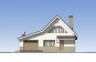 Одноэтажный дом с террасой и мансардой Rg5736z (Зеркальная версия) Фасад1