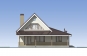Одноэтажный дом с террасой и мансардой Rg5736z (Зеркальная версия) Фасад3
