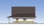 Одноэтажный дом с террасой и мансардой Rg5736z (Зеркальная версия) Фасад4