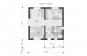 Одноэтажный дом с мансардой и террасой Rg5742z (Зеркальная версия) План2