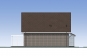 Одноэтажный дом с террасой и мансардой Rg5749 Фасад4