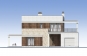 Двухэтажный жилой дом с террасами и гаражом Rg5750z (Зеркальная версия) Фасад1