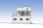Двухэтажный жилой дом с террасами и гаражом Rg5750z (Зеркальная версия) Фасад2