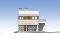 Двухэтажный жилой дом с террасами и гаражом Rg5750z (Зеркальная версия) Фасад4