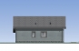 Одноэтажный дом с террасой и высоким потолком над гостиной Rg5752z (Зеркальная версия) Фасад3