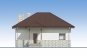 Одноэтажный дом с мансардой и террасами Rg5753z (Зеркальная версия) Фасад1