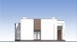 Одноэтажный дом с террасой и плоской крышей Rg5855 Фасад2