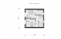 Одноэтажный дом с мансардой и террасой Rg5873z (Зеркальная версия) План4