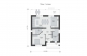 Одноэтажный дом с мансардой и террасой Rg5909z (Зеркальная версия) План2