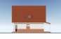Одноэтажный дом с мансардой и террасой Rg5909z (Зеркальная версия) Фасад2