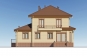 Двухэтажный дом с гаражом, верандой и пятью спальнями Rg5915z (Зеркальная версия) Фасад4