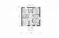 Одноэтажный дом с двумя спальнями Rg5923z (Зеркальная версия) План2