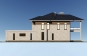 Двухэтажный дом  с террасой, балконом, лоджией, пятью спальнями и гаражом на 2 машины Rg5996 Фасад2