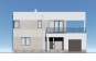 Двухэтажный дом с гаражом, кабинетом и террасой Rg6021z (Зеркальная версия) Фасад1
