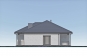 Одноэтажный дом с террасой, 3 спальнями и отделкой облицовочным кирпичом Rg6092 Фасад2