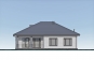 Одноэтажный дом с террасой, 3 спальнями и отделкой облицовочным кирпичом Rg6092 Фасад3