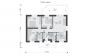 Одноэтажный дом с террасой,3мя спальнями, отделкой штукатуркой Rg6129z (Зеркальная версия) План2