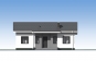 Одноэтажный дом с террасой,3мя спальнями, отделкой штукатуркой Rg6129 Фасад1