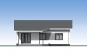 Одноэтажный дом с террасой,3мя спальнями, отделкой штукатуркой Rg6129z (Зеркальная версия) Фасад3