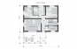 Одноэтажный дом с просторной террасой и тремя спальнями Rg6136z (Зеркальная версия) План2