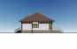 Одноэтажный дом с зимнем садом, 3 спальнями и кладовой Rg6163z (Зеркальная версия) Фасад4